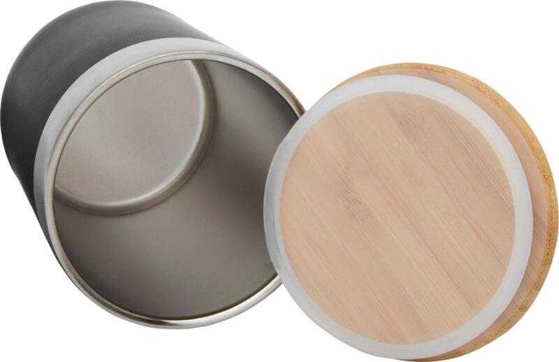 PF 100670 6 10067090 E2 Copo térmico de 330 ml de cobre isolado a vácuo em aço inoxidável com tampa de bambu "Lagan" - Image 7