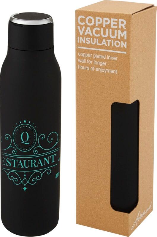 Garrafa de cobre de 600ml isolada a vácuo com loop de metal "Marka"