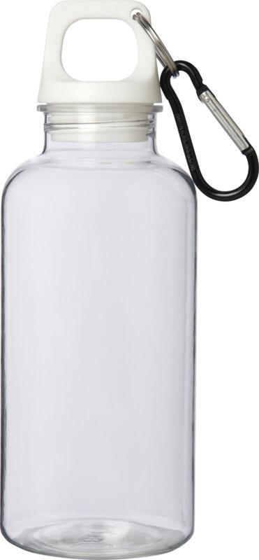 PF 100778 1 10077801 F1 Garrafa de água com mosquetão em alumínio reciclado com certificação RCS de 400 ml "Oregon" - Image 2