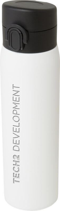 Frasco isolado de aço inoxidável reciclado com certificação RCS de 450 ml "Sika"