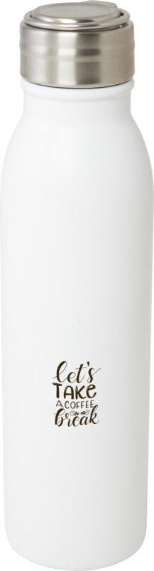 Garrafa de água de aço inoxidável com alça de metal com certificação RCS de 720 ml "Harper"
