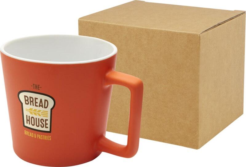 PF 100900 21 10090031 PP Y1 Caneca de cerâmica de 370 ml com acabamento mate "Cali" - Image 22