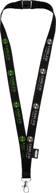 Lanyard em RPET com fecho de segurança "Tom"