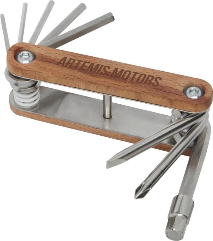 Multi-ferramenta em madeira com 8 funções para bicicleta "Fixie"