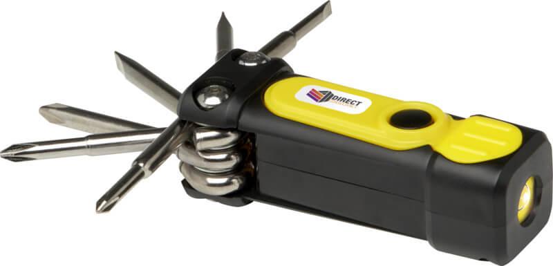 PF 104569 5 10456911 DS Y1 Conjunto de chave de fendas 8 em 1 de plástico reciclado RCS com maçarico "Octo" - Image 6