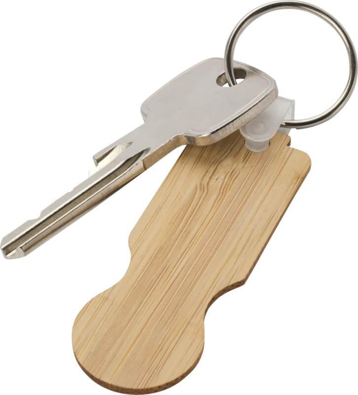 PF 104593 3 10459306 E1 Porta-chaves de carrinho de bambu "Ronan" - Image 4