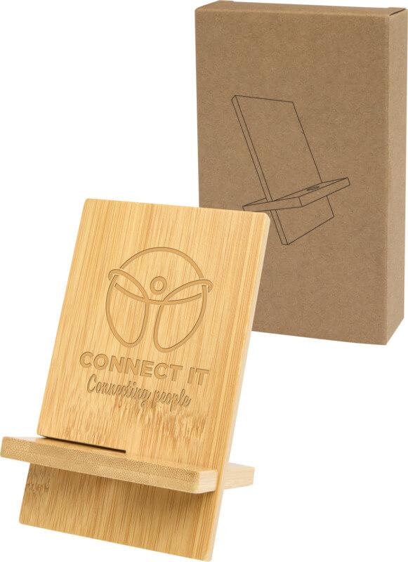 Suporte de telemóvel de bambu destacável "Ceibo"