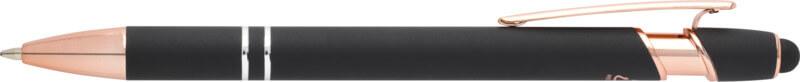 Esferográfica com acabamento em ouro rosa "Nanna" (tinta preta)