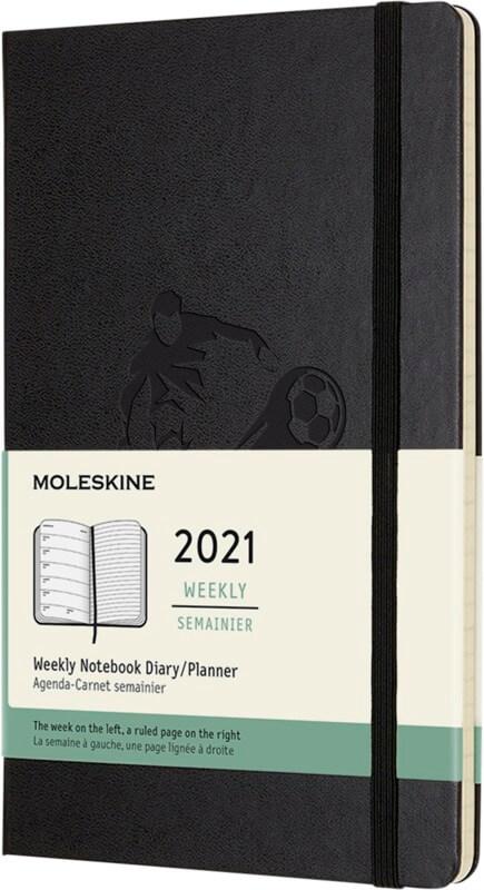 Agenda semanal de capa dura L para 12 meses "Moleskine"
