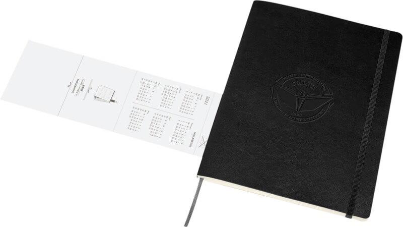 Bloco de notas de capa mole XL para 12 meses "Moleskine"