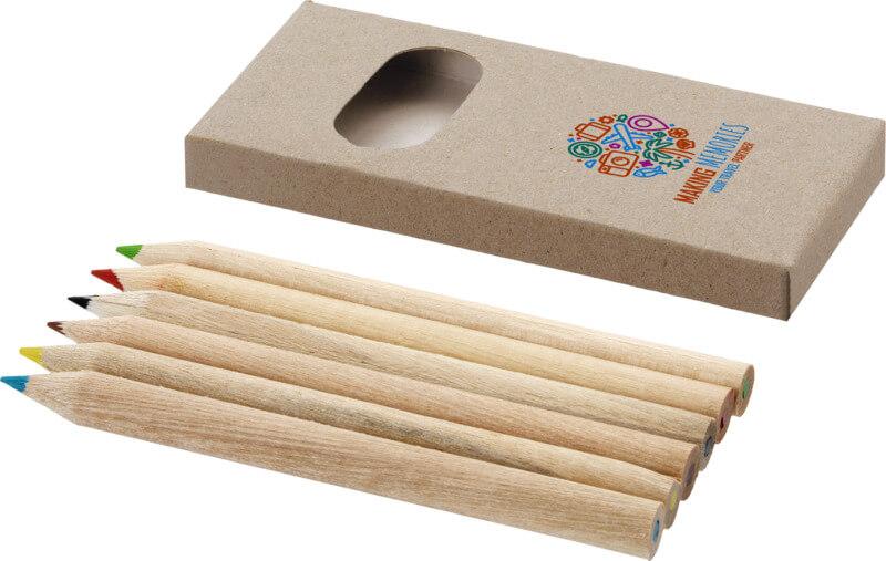 Conjunto para colorir com 6 lápis "Artemaa"