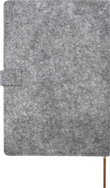 PF 107907 2 10790706 B1 Caderno A5 de feltro e cortiça reciclados "Viviana" - Image 3