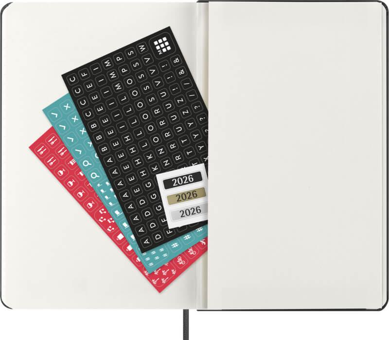 PF 107941 2 10794190 E1 Agenda semanal horizontal de capa dura L para 12 meses "Moleskine" - Image 3