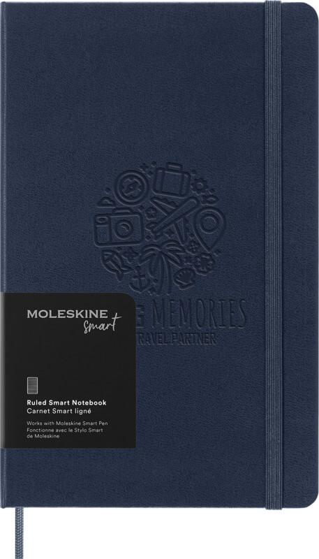 Bloco de notas grande inteligente - pautado "Moleskine"