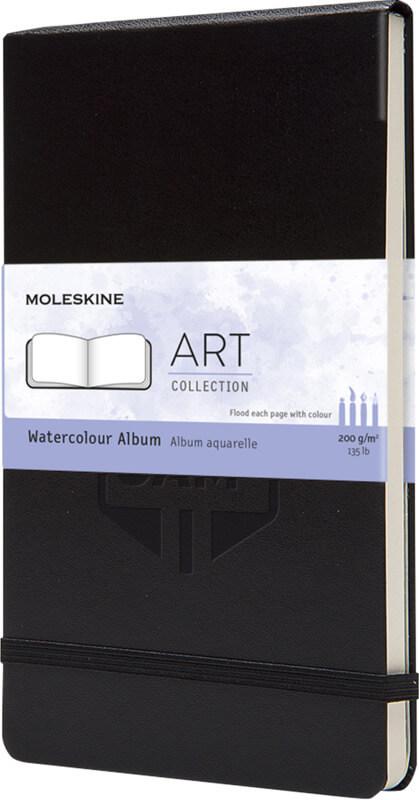 Álbum artístico grande de aguarela "Moleskine"