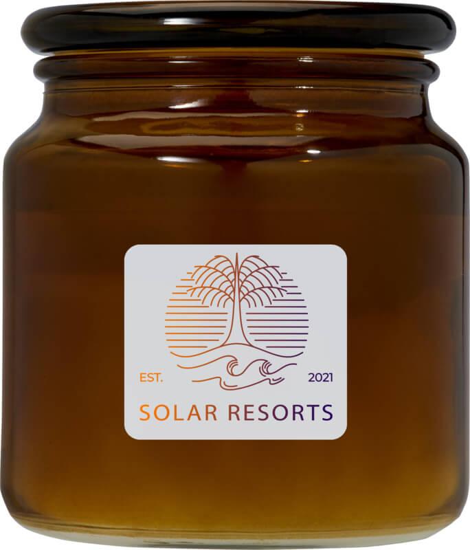 Vela de 650g perfumada com fragrância de madeira de cedro "Wellmark Let 's Get Cozy"