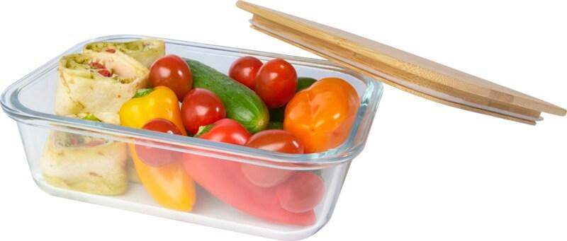 PF 113276 3 11327606 E1 Lancheira em vidro com tampa em bambu "Roby" - Image 4