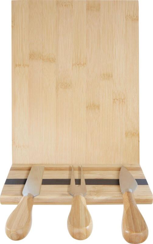 PF 113302 3 11330206 E1 Tábua e utensílios para queijo em bambu "Mancheg" - Image 4