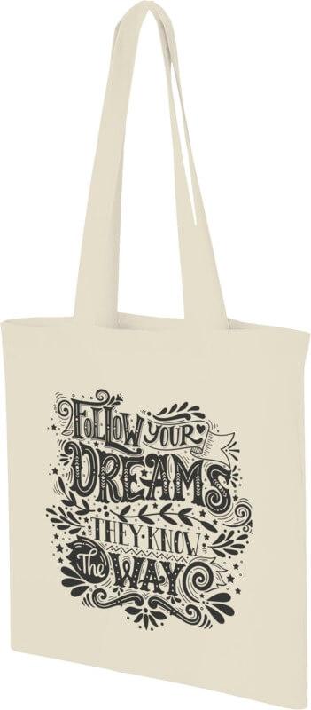 Saco de algodão 100 g/m² com alça comprida "Carolina"