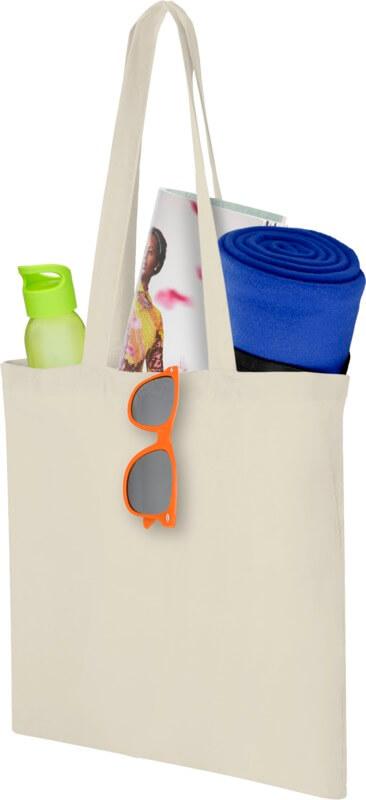 PF 119411 2 11941100 E1 Saco de algodão 100 g/m² com alça comprida "Carolina" - Image 3