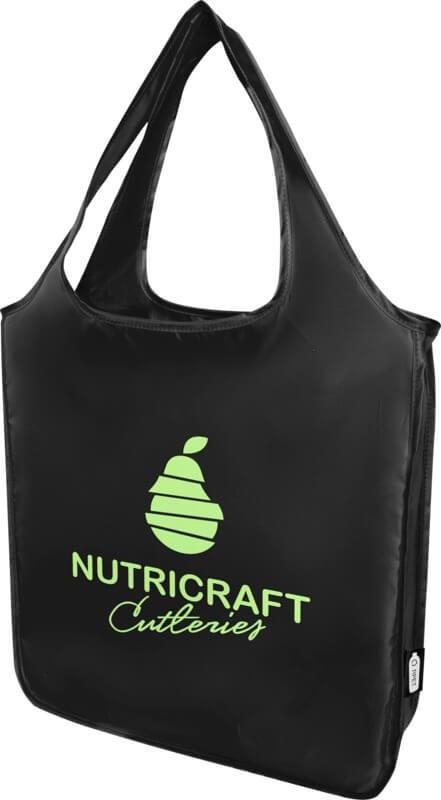 Saco grande dobrável em RPET com certificação GRS "Ash"