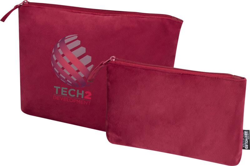 Conjunto de bolsa de veludo para artigos de higiene reciclado GRS "Swift"