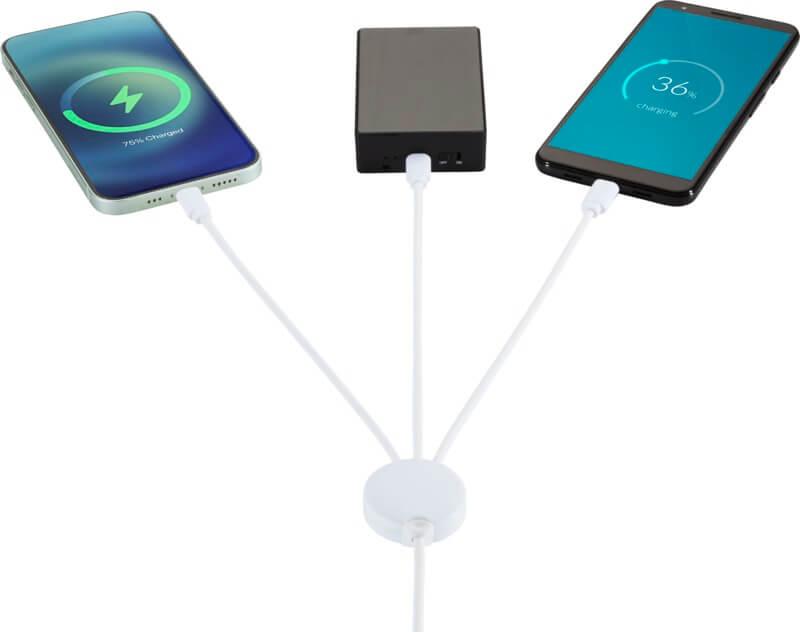 PF 124184 5 12418401 E1 Cabo de carregamento 5 em 1 com aditivo antibacteriano "Pure" - Image 6