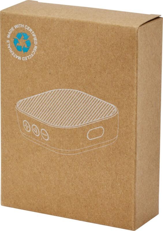 PF 124305 1 12430590 P1 Mini coluna Bluetooth® de 3 W em plástico reciclado RCS "Stark 2.0" - Image 2