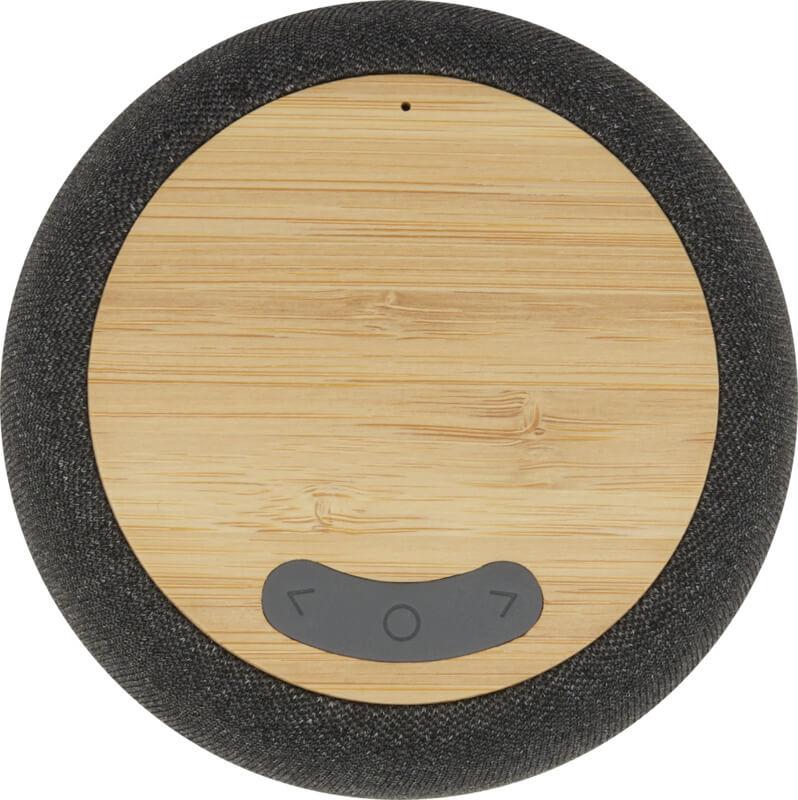 PF 124318 2 12431806 F1 Coluna Bluetooth® e base de carregamento sem fios de RPET/bambu "Ecofiber" - Image 3