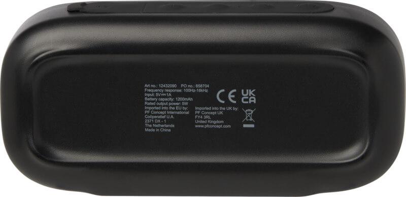 PF 124320 2 12432090 B1 Altifalante IPX5 Bluetooth® de plástico reciclado de 5 W "Stark 2.0" - Image 3