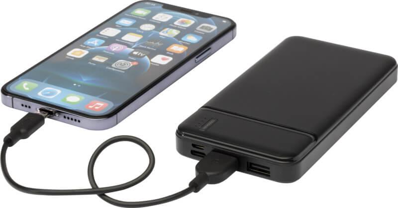 PF 124321 6 12432190 E3 Powerbank de plástico reciclado de 10.000 mAh "Loop" - Image 7