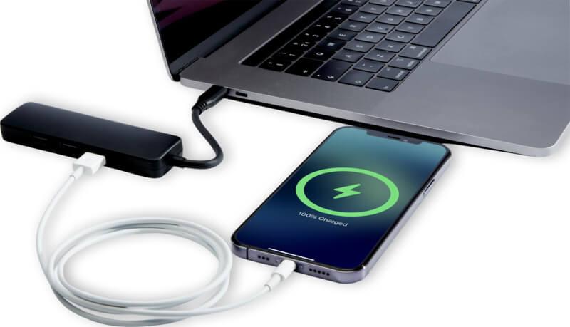 PF 124368 4 12436890 E1 Adaptador multimédia de plástico reciclado RCS USB 2.0-3.0 com porta HDMI "Loop" - Image 5