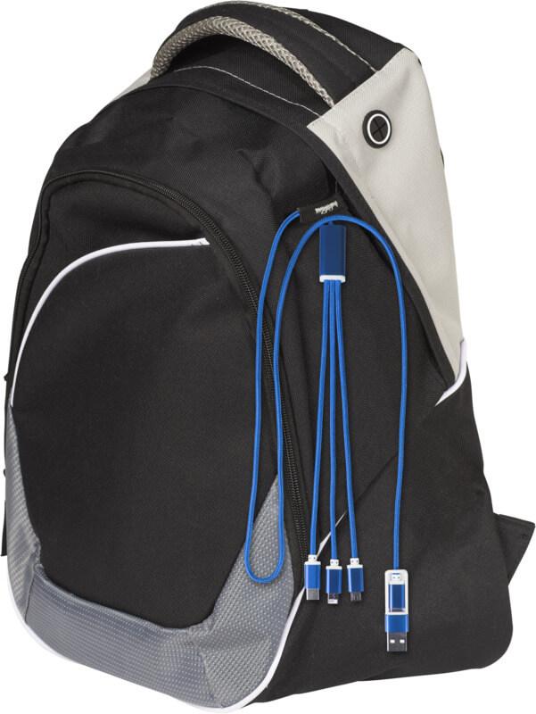 PF 124386 8 12438653 E2 Cabo de carregamento 5 em 1 de alumínio reciclado "Versatile" - Image 9