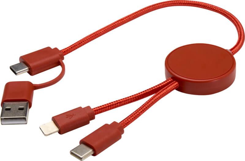 PF 124427 26 12442732 E2 Cabo de sincronização de dados e de carregamento rápido de 27 W de 30 cm de plástico reciclado 5 em 1 "Citala" - Image 27