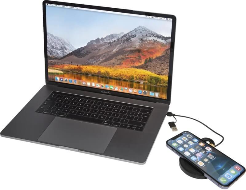 PF 124434 14 12443490 E3 Base de carregamento sem fio de plástico reciclado de 15 W "Freal" - Image 15