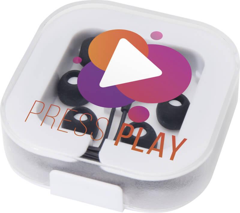 PF 124437 6 12443790 DP Y1 Auriculares Tipo C com fios com caixa de armazenamento de plástico reciclado "Dofida" - Image 7