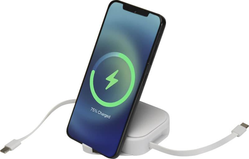 PF 124448 12 12444801 E2 Cabo retrátil de sincronização de dados e de carregamento rápido de 100 W reciclado, 5 em 1, com conjunto de ferramentas para smartphone "Gloas" - Image 13