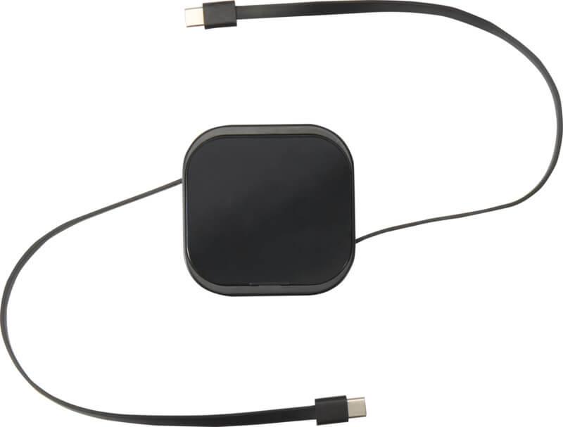 PF 124448 2 12444890 F1 Cabo retrátil de sincronização de dados e de carregamento rápido de 100 W reciclado, 5 em 1, com conjunto de ferramentas para smartphone "Gloas" - Image 3