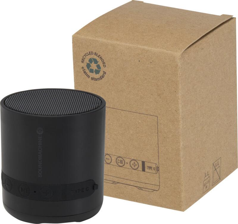 Altifalante sem fios de plástico reciclado de 3 W "Hunor"