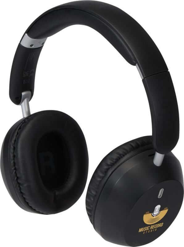 Auscultadores dobráveis sobre a orelha ANC e ENC de plástico reciclado "Hoggar"