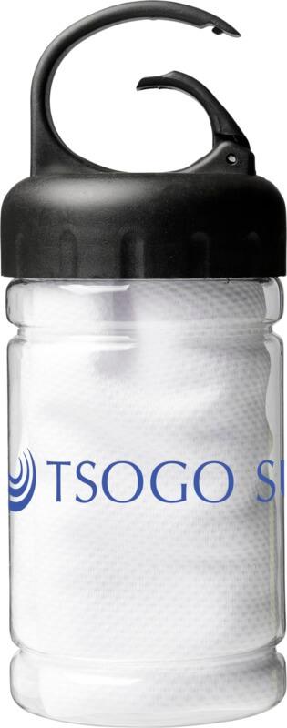 Toalha refrescante em recipiente PET "Remy"