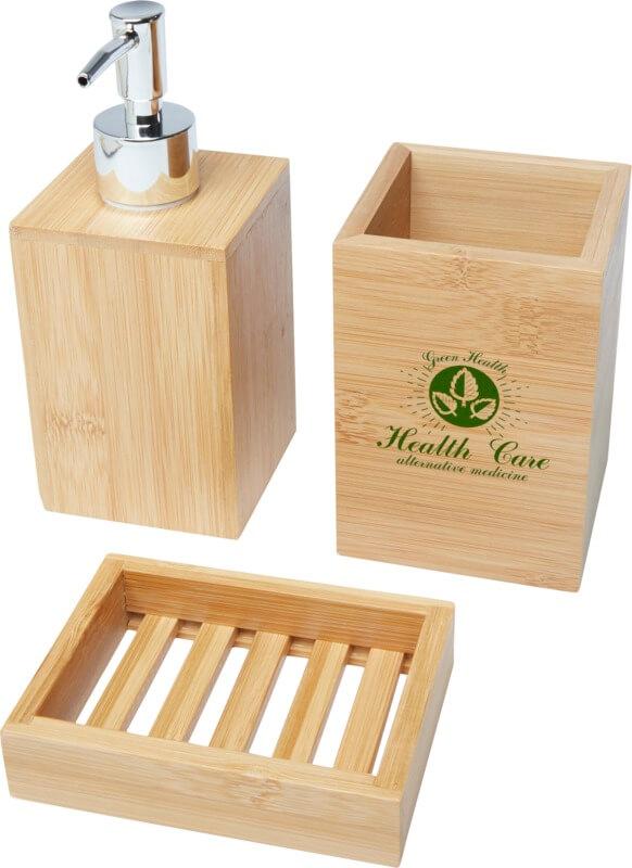 Conjunto de 3 canetas de bambu para casa de banho "Hedon"