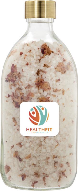 500 ml de sal de banho - fragrância de rosas "Wellmark Just Relax"