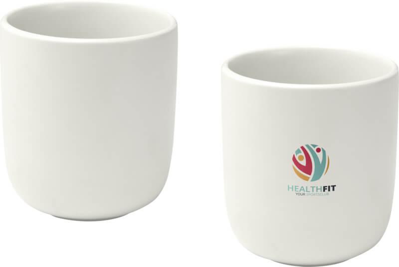 Copos de cerâmica de 200 ml com acabamento mate - conjunto de 2 "Male"