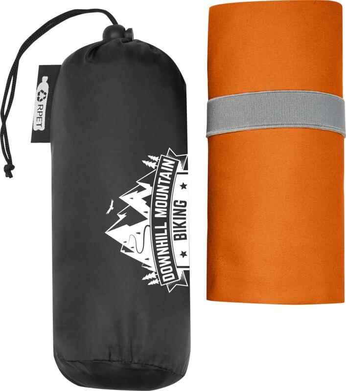 Toalha ultra leve para secagem rápida em RPET "Pieter" 130 x 80 cm