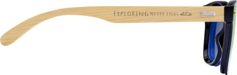 Óculos de sol com hastes de bambu "Tan"