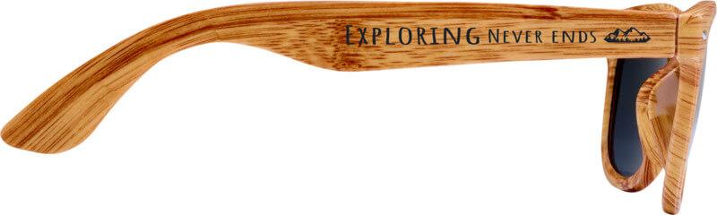 Óculos de sol com aparência de madeira "Mira"