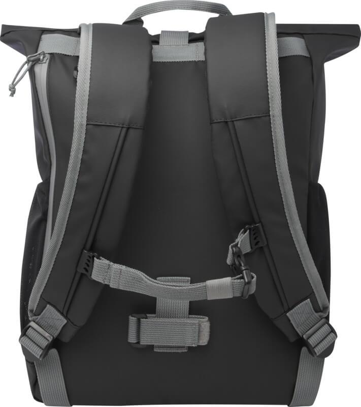 PF 130050 2 13005090 B1 Saco de bicicleta roll-top impermeável de 15" reciclado GRS de 20 L "Aqua" - Image 3