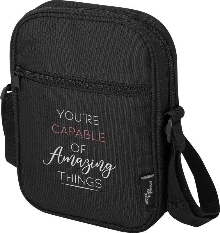 Saco tiracolo reciclado GRS de 2 L "Byron"