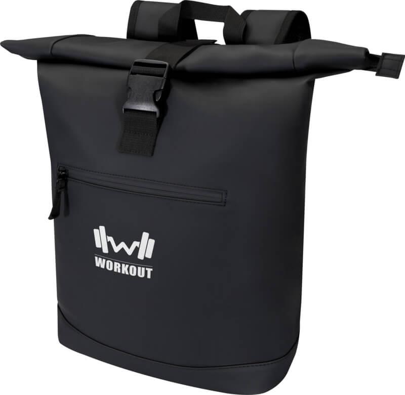 Mochila de enrolar reciclada GRS de 15" e 18 L "Resi Plus"